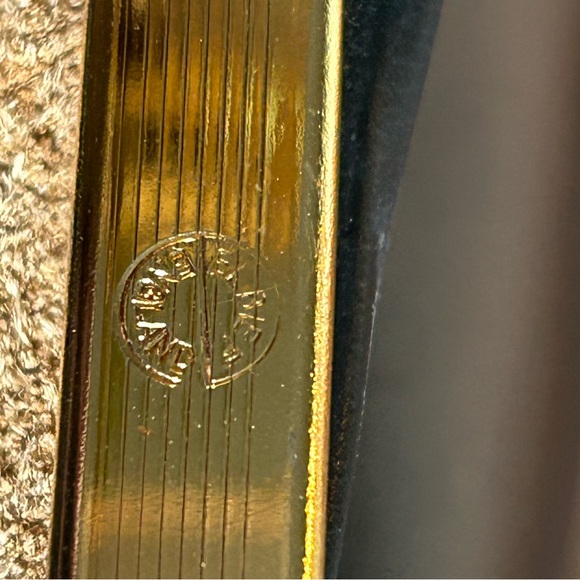 Vintage snap top purse. Black - Picture 4 of 11